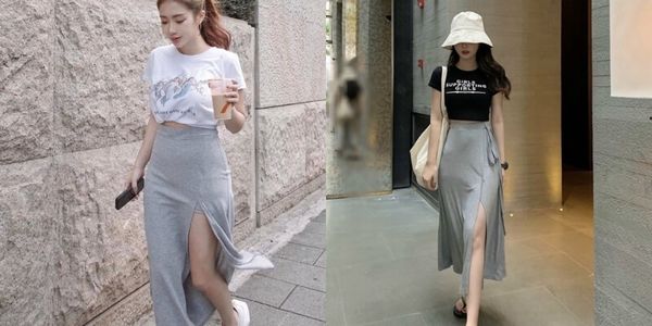 Quần váy xám đắp chéo UNQLO XÁM NHẠT Chỉ  Nhà Của Cua  Quần váy  quần culottes Chân váy Nhật áo sơ mi Nhật Hàn  Facebook