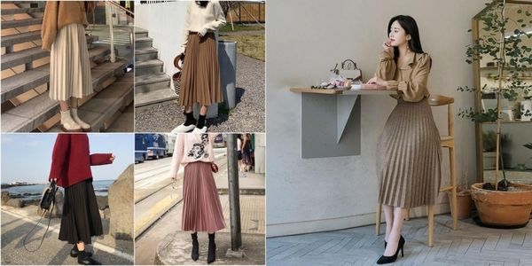 Bật Mí 10 Outfits Phối Đồ Với Chân Váy Xếp Ly Ngắn Cực Xinh