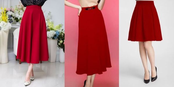 10 cách phối đồ cũng chân váy đỏ hợp thời trang và không bị dừ