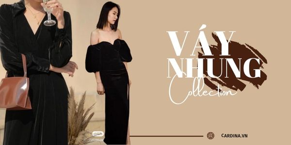 VÁY NHUNG XÒE ĐẸP CAO CẤP MẶC ĐI CHƠI LV798