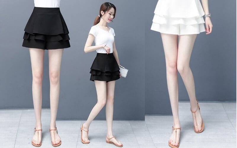 NEW QUẢNG CHÂU Set áo+ quần giả váy cho phụ nữ trung niên | Shopee Việt Nam