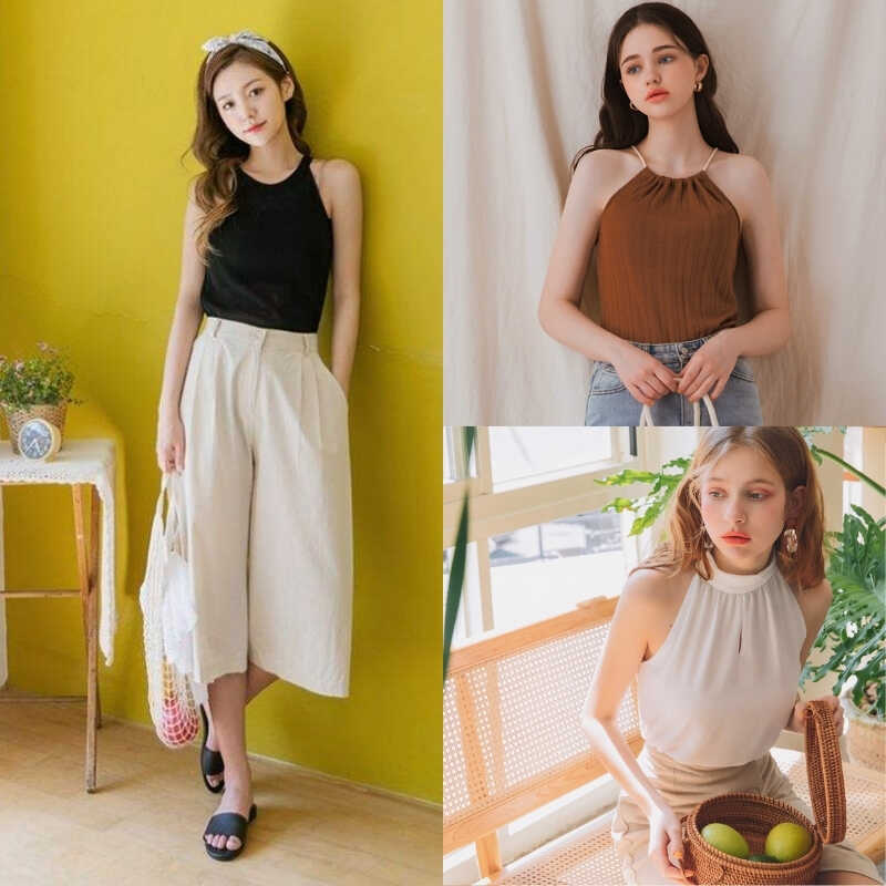 Quần culottes ngắn mặc với áo gì? note ngay 6 kiểu áo sau!