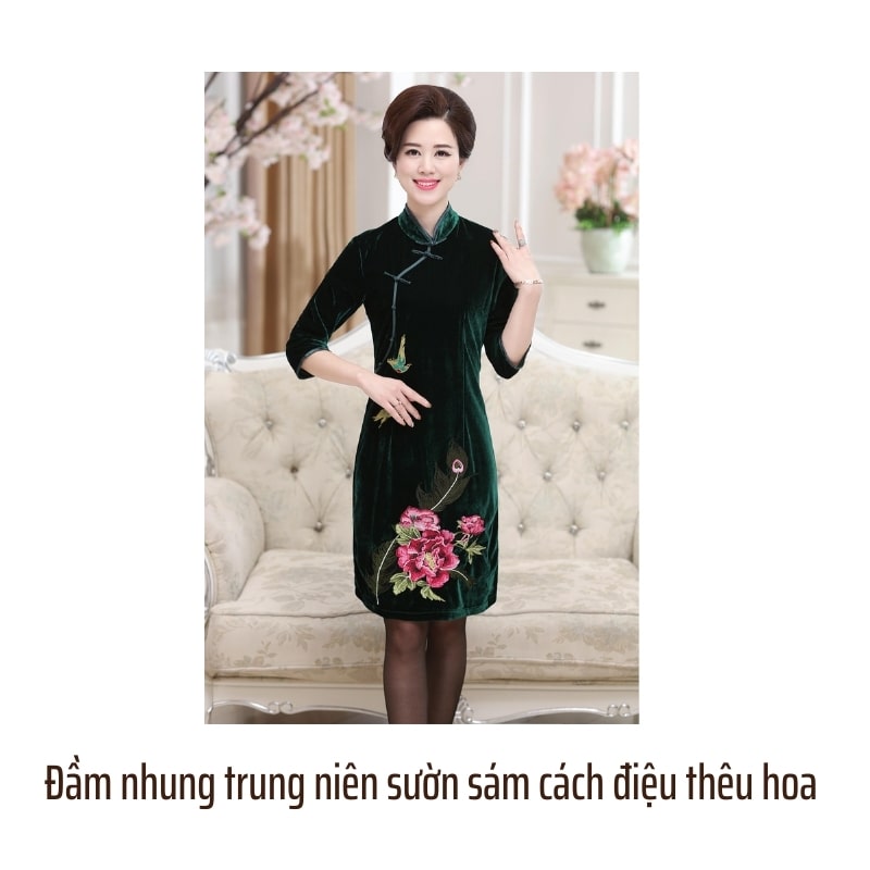 Điểm danh những mẫu đầm suông trung niên đẹp nhất của nhà Quỳnh Anh Lu