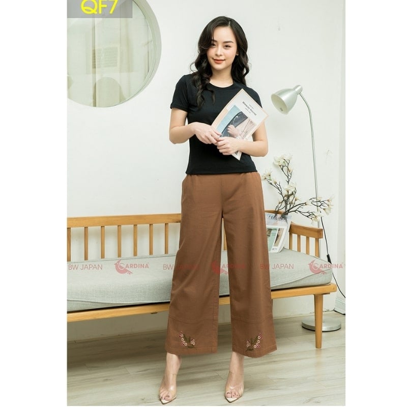 Mách nước cho chị em cách phối đồ với quần culottes dài cực xinh