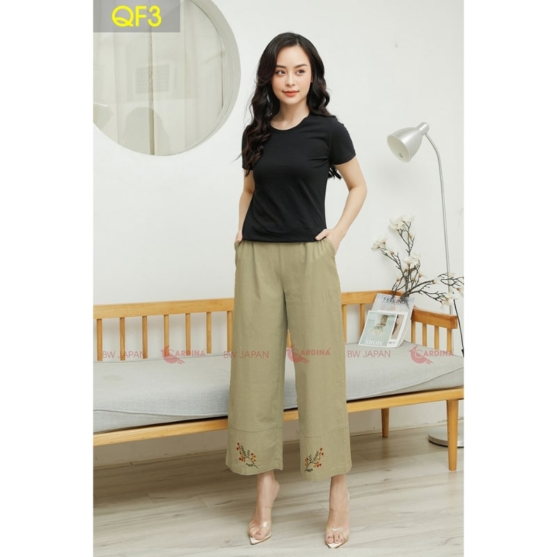 Mách nước cho chị em cách phối đồ với quần culottes dài cực xinh