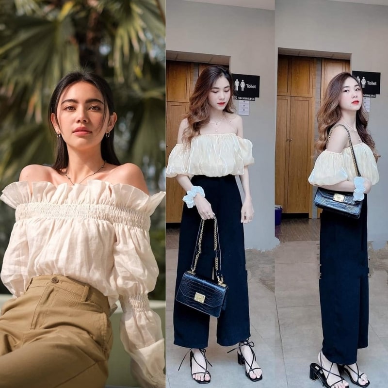 Mách nước cho chị em cách phối đồ với quần culottes dài cực xinh