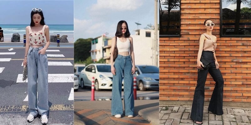 Cách phối đồ với quần jeans