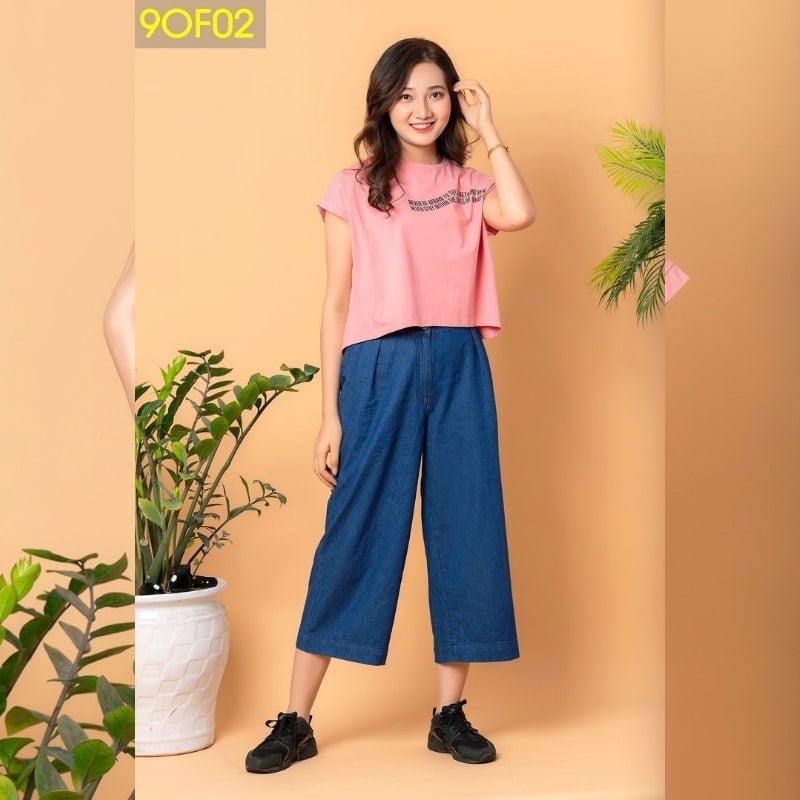 Quần culottes nữ Cardina - Không nhăn - Không co - Hàng chính hãng