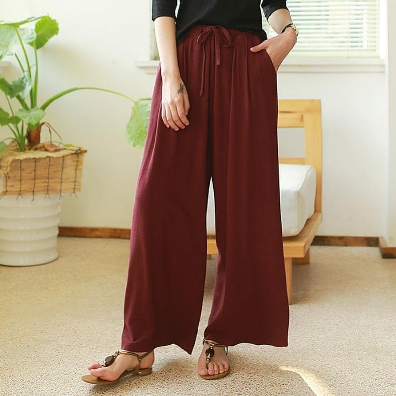 Quần culottes nữ Cardina - Không nhăn - Không co - Hàng chính hãng