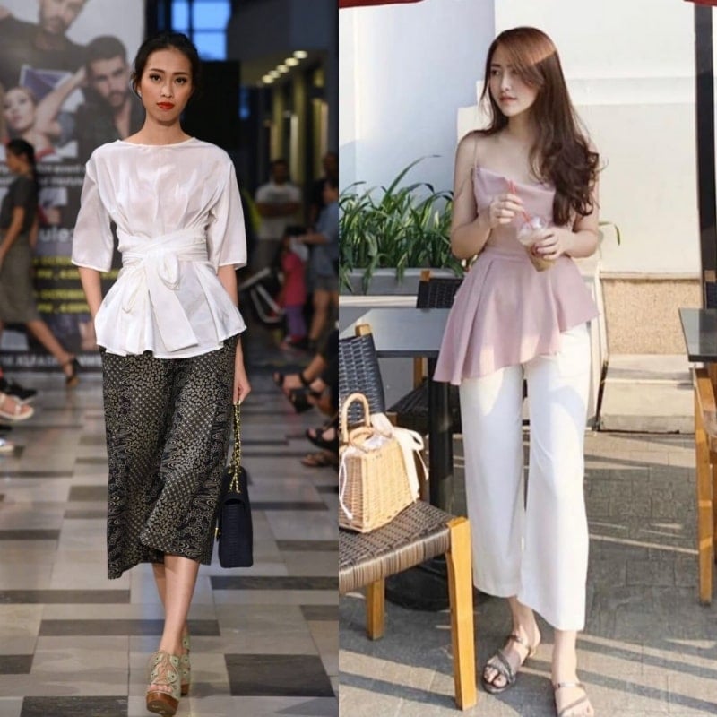 Bật mí bí quyết chọn và mix quần culottes cho người gầy