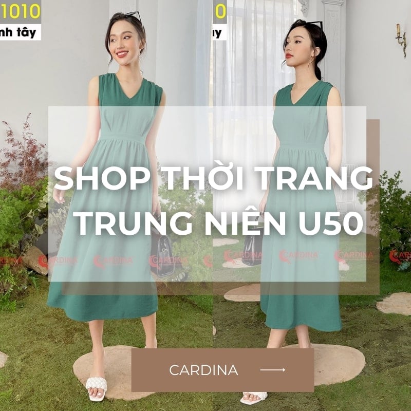 Shop thời trang trung niên U50- Điểm đến lý tưởng cho các quý bà