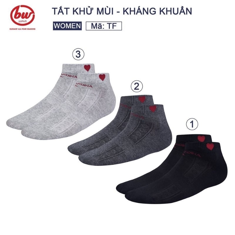 Tất nữ Cardina - Kháng Khuẩn - Khử Mùi - Chống Hôi Chân