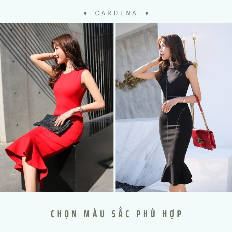 Mua Đầm body 2 dây đuôi cá dáng chất thun gân co giãn, đầm body sexy đuôi  cá 2 dây mặc mùa hè (LV188) - màu đen - Freesize 43-54kg tại Sunny Clothing  Store | Tiki