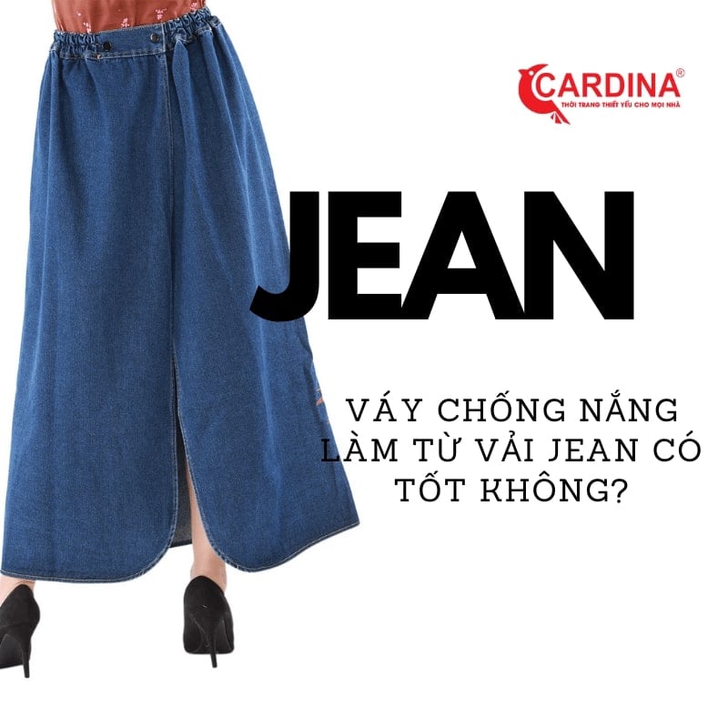 Váy chống nắng làm từ vải Jean có tốt không?