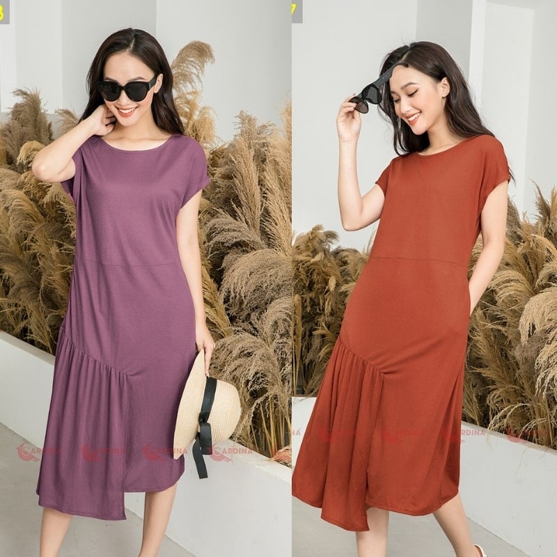 Đầm mặc nhà cổ gơn sóng thời trang ĐẸP giá TỐT giảm 34% » Zanado.com