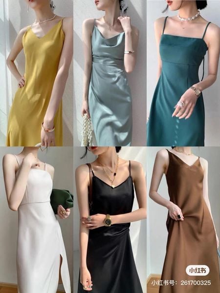 Tổng Hợp 29 Mẫu Váy Lụa Thiết Kế Đẹp Nhất  HelenKieu