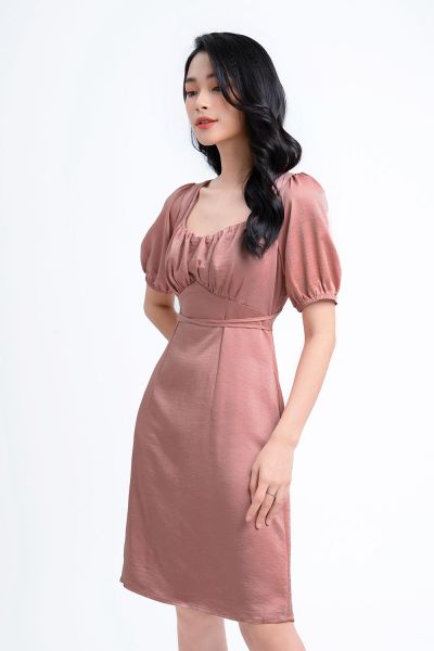 Mua Áo Dài Màu Vỏ Đỗ Trơn 4 Tà Quần Lụa 2 Lớp Thướt Tha Áo Dài Việt may sẵn  Chuẩn Phom cam kết Chất Lượng | Tiki