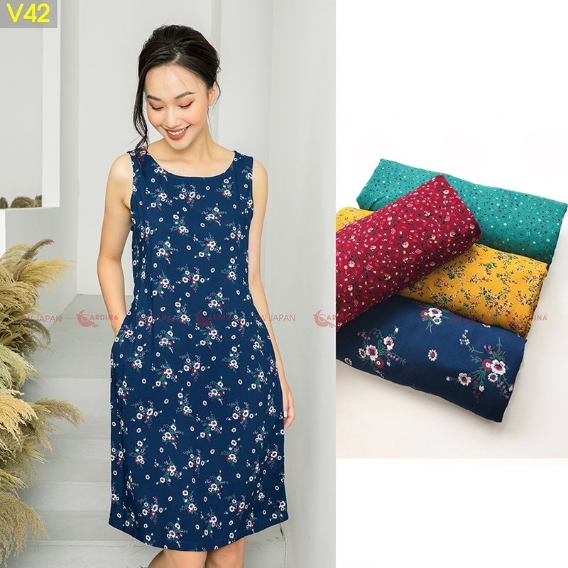 Váy ngủ lụa ren cao cấp thanh lịch VN057 - Hana Lady