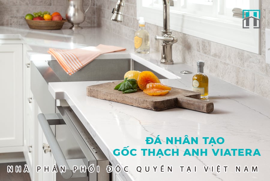 Homemas nhà phân phối độc quyền đá nhân tạo viatera lg hausys