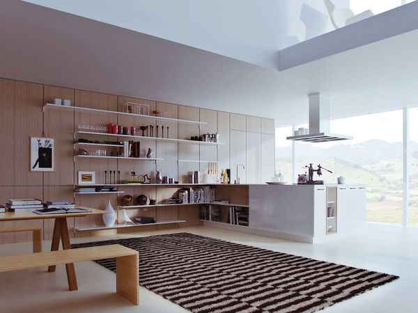 thiết kế nội thất phòng bếp hiện đại