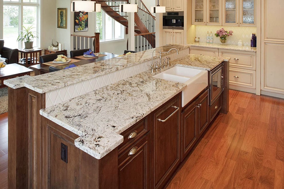 Mẫu đá nhân tạo granite hiện đại