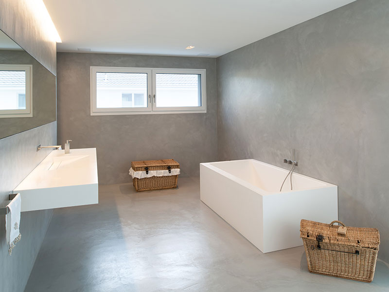 Những căn phòng tắm sử dụng đá nhân tạo HI-MACS LG Hausys với phong cách Minimalism mang đến sự tối giản tinh tế