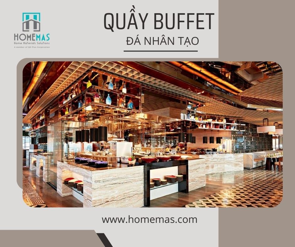 thiết kế quầy buffet