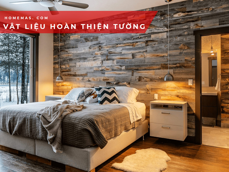 Vật liệu hoàn thiện tường trong nội thất