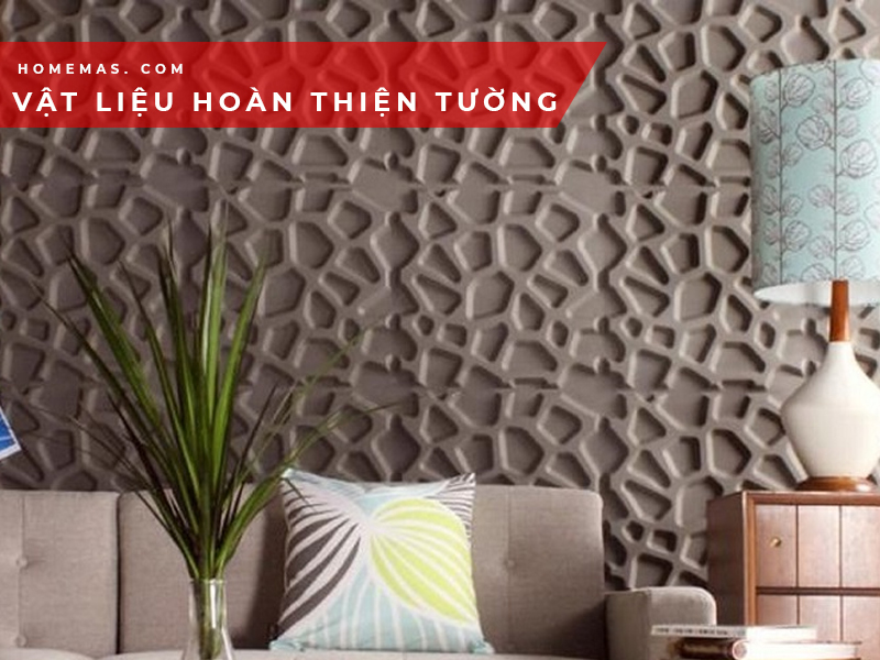 Vật liệu hoàn thiện tường trong nội thất