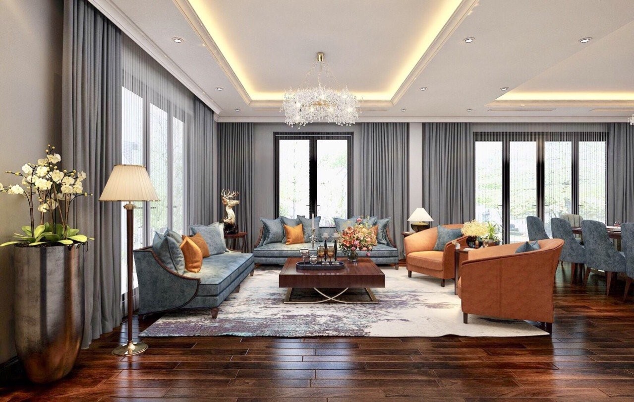 Thiết kế nội thất sang trọng phong cách luxury