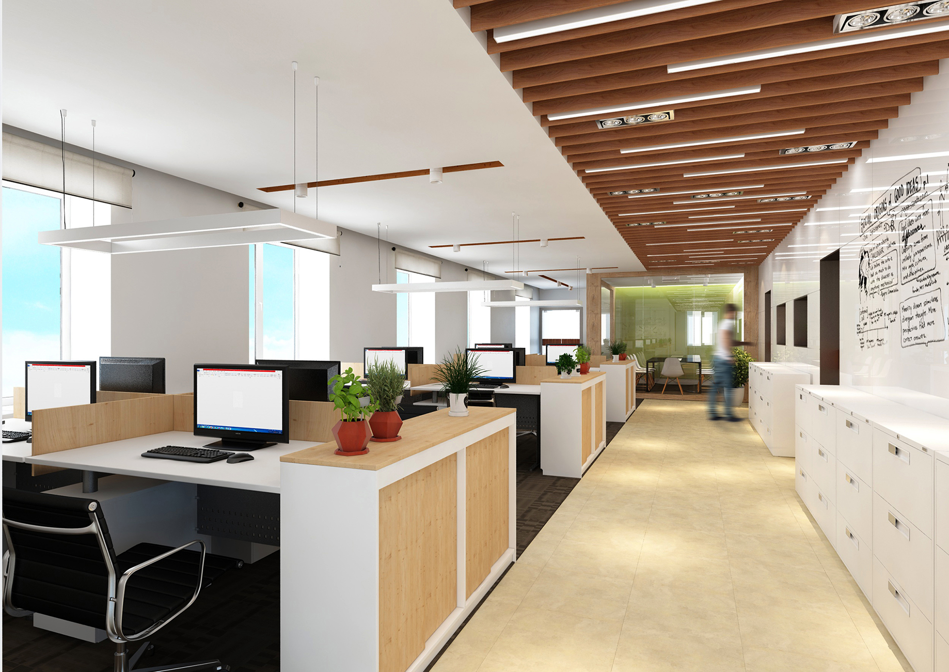 Chọn vật liệu đá nhân tạo cho thiết kế nội thất văn phòng