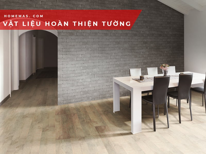 Vật liệu hoàn thiện tường trong nội thất