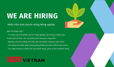 NHÂN VIÊN KINH DOANH MẢNG NÔNG NGHIỆP