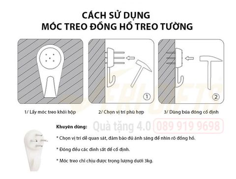 Xưởng đồng hồ treo tường in logo làm quà tặng quảng cáo - 9