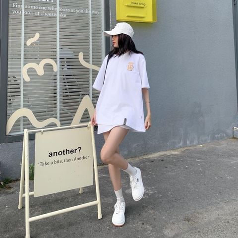 7 Cách Phối Đồ Với Áo Thun Form Rộng Cho Cô Nàng Sành Điệu