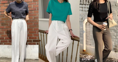 13 cách mặc áo phông + quần âu: Đi chơi thì sành điệu, mà đi làm vẫn chuẩn thanh lịch