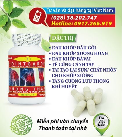 Dược Thảo Toàn Chân chai số 1 JOINTGARDE Đau nhức phong thấp