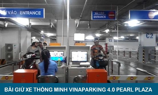 Dự án Lắp đặt Bãi giữ xe thông minh Vinaparking 4.0 tại trung tâm thương mại Pearl Plaza