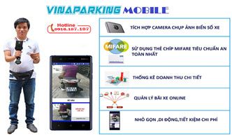 Máy Giữ Xe Thông Minh Cầm Tay Vinaparking Mobile
