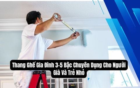 Thang Ghế Gia Đình 3–5 Bậc Chuyên Dụng Cho Người Già Và Trẻ Nhỏ
