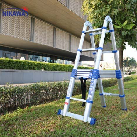 Những lợi thế nổi bật khi sử dụng thang nhôm rút chữ A Nikawa