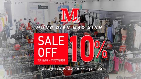 CHƯƠNG TRÌNH SALE ĐÁNG MONG CHỜ NHẤT THÁNG 7