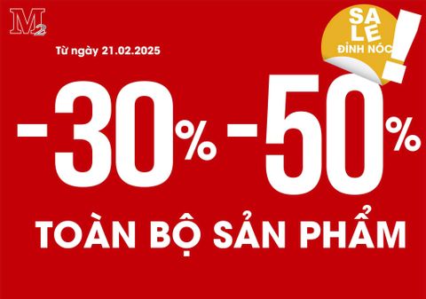 M2 SIÊU SALE – GIẢM SỐC ĐẾN 50% TOÀN BỘ SẢN PHẨM
