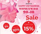 CHÚC MỪNG NGÀY PHỤ NỮ VIỆT NAM - Khuyến mãi siêu SỐC tại DKWATCH