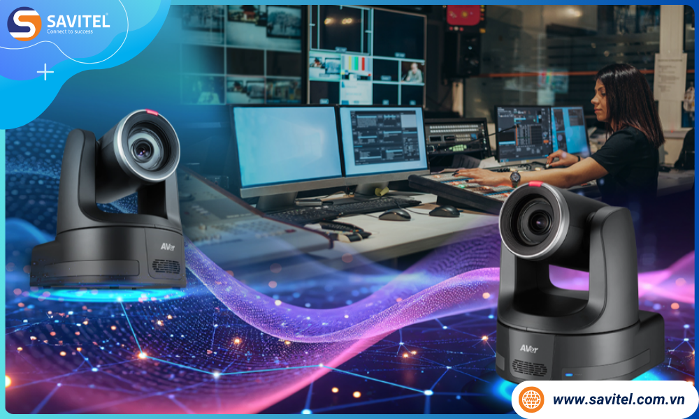 AVer TR615 – Camera PTZ Pro AV 4K Với AI Tự Động Tracking Cho Đài Truyền Hình Và Sự Kiện Chuyên Nghiệp