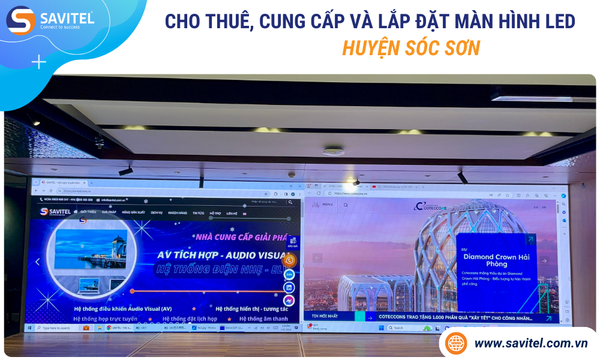 Cho thuê, cung cấp & lắp đặt màn hình LED Huyện Sóc Sơn