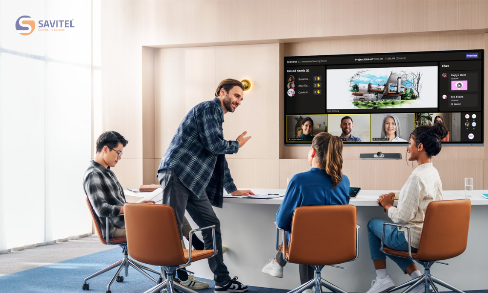 Giải pháp hội nghị truyền hình Maxhub Solutions cho Microsoft Teams