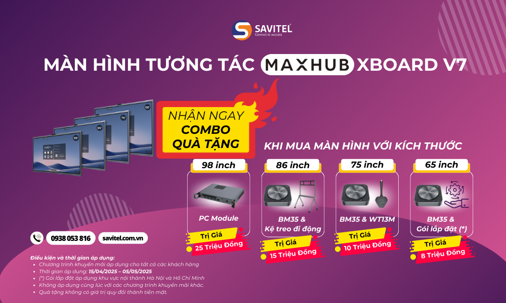 🎉 SIÊU ƯU ĐÃI 30/4 - BÙNG NỔ CÙNG MAXHUB!