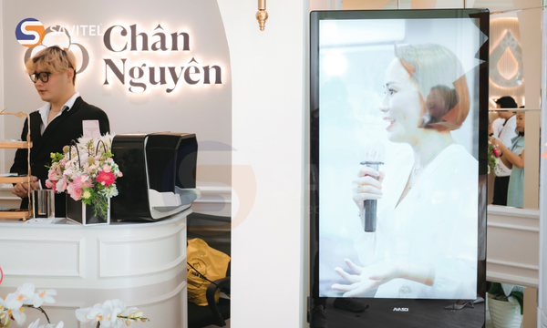 Giải Pháp Màn Hình Quảng Cáo AVASDI Triển Khai Tại Chân Nguyên Spa