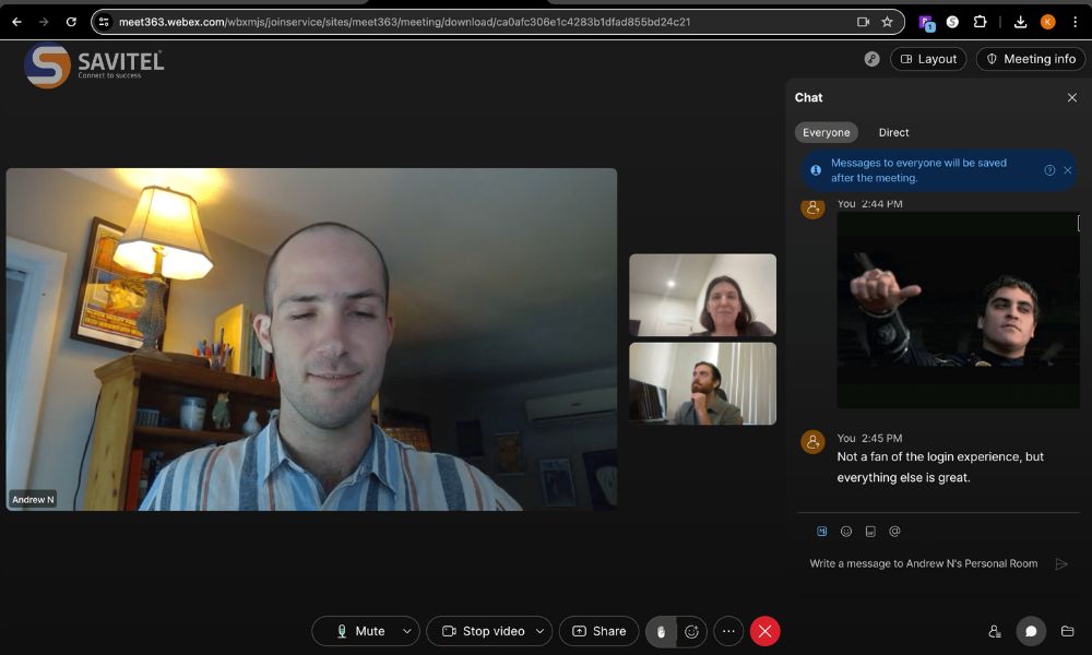 Cisco Webex lý tưởng cho các cuộc họp quy mô lớn